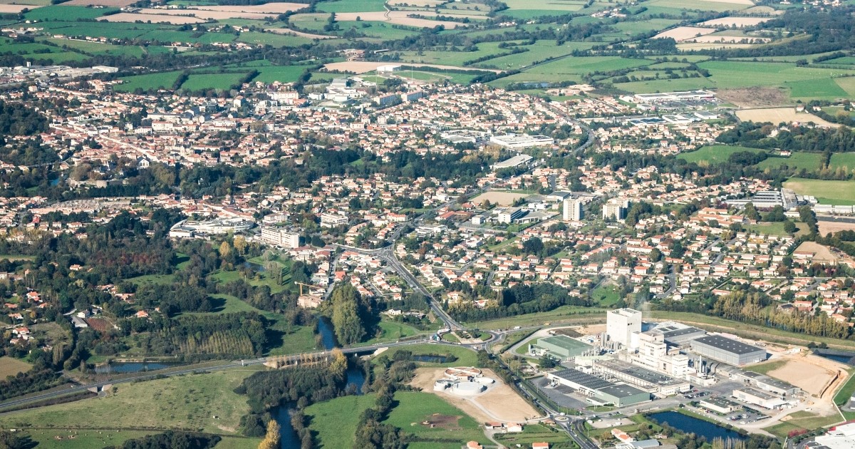 Image : Vue aérienne - Terres de Montaigu