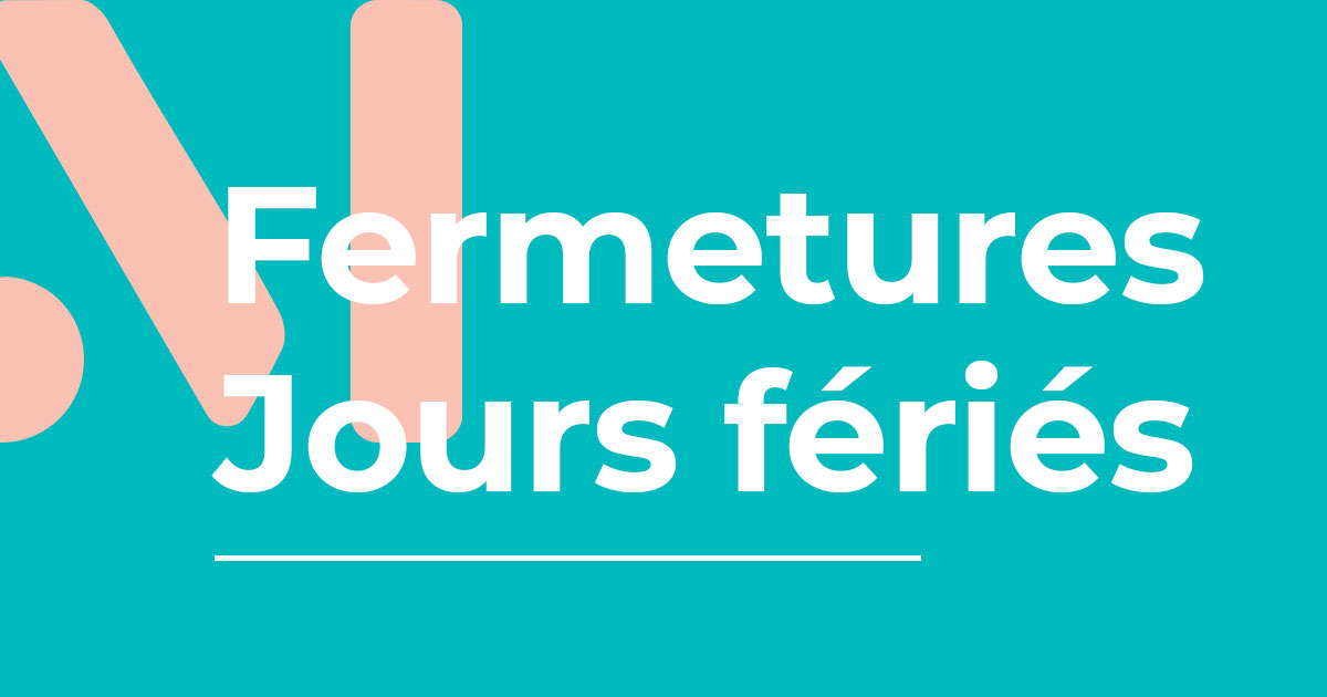 Illustration : fermetures de jours fériés - Terres de Montaigu