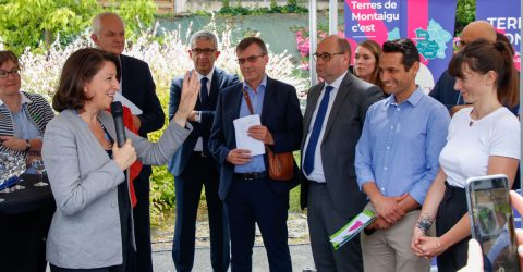 Image : visite de la ministre des Solidarités et de la Santé Agnès Buzyn - Terres de Montaigu