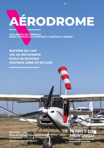 Image : couverture - Dépliant 2019 - Aérodrome - Terres de Montaigu