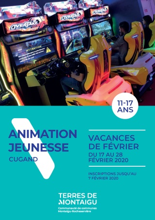 Image : Couverture : Programme Février 2020 - Animation Jeunesse Cugand - Terres de Montaigu
