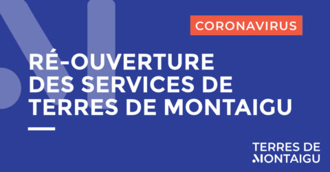 Illustration : Réouverture des services - Terres de Montaigu