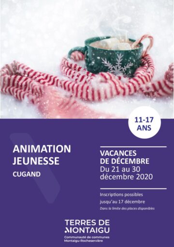 Couverture du programme des vacances de Noël 2020