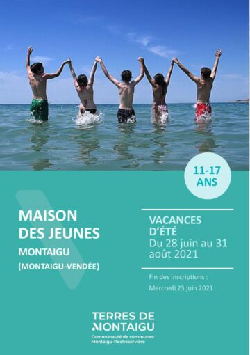 Couverture du programme des vacances d'été 2021 - Montaigu - Montaigu-Vendée