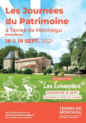 Affiche : Journées européennes du patrimoine 2021 - Terres de Montaigu