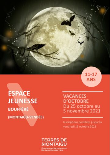 Couverture du programme des vacances de décembre 2021 - Foyer des Jeunes - Boufféré - Montaigu-Vendée