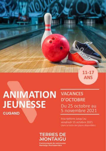 Couverture du programme des vacances d'octobre 2021 - Animation jeunesse - Cugand