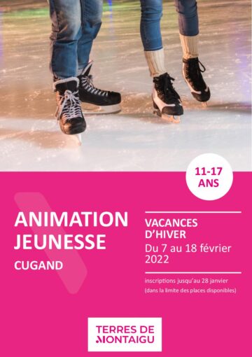 Couverture du programme des vacances de février 2022 - Animation jeunesse - Cugand
