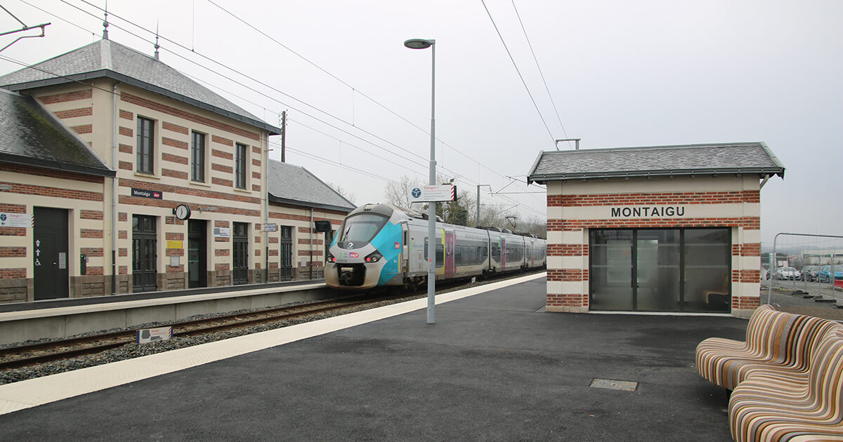 Photo : Gare de Montaigu-Vendée - Janvier 2022 - Terres de Montaigu-Vendée