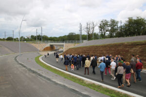 Photo : inauguration du boulevard des Ecrivains - Montaigu-Vendée