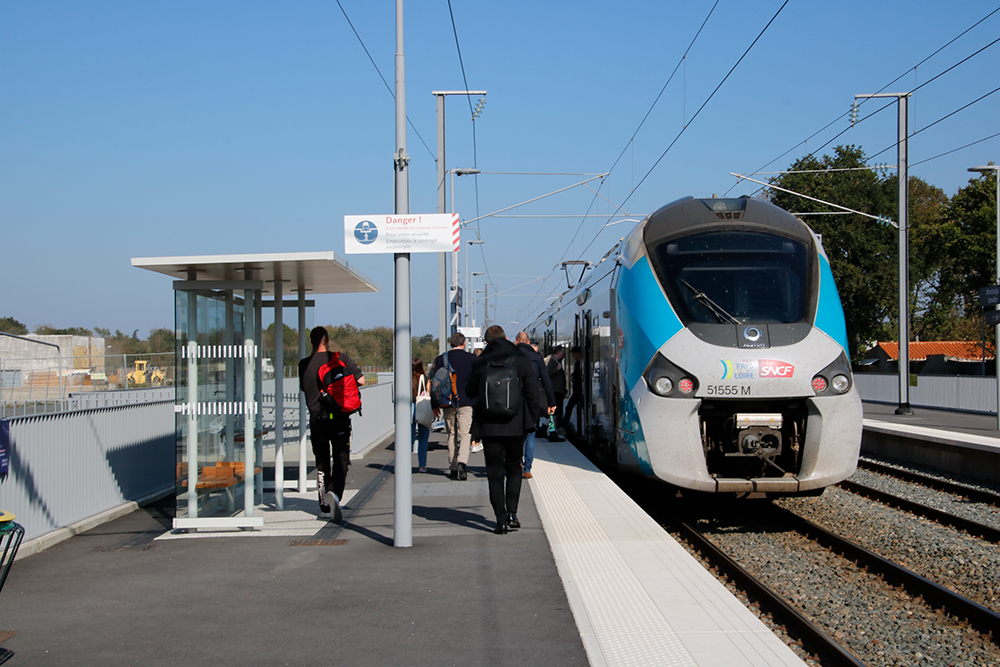[EN IMAGES] Les derniers aménagements à la gare de MontaiguVendée Terres de Montaigu