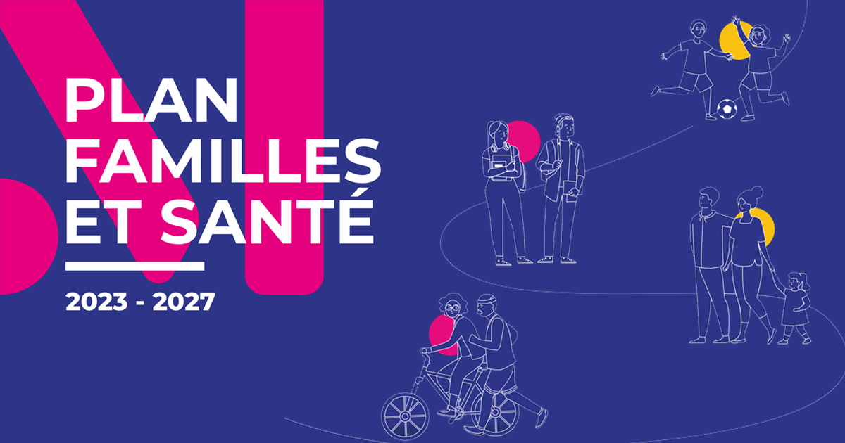 Visuel Plan Familles et Santé 2023-2027 : Terres de Montaigu